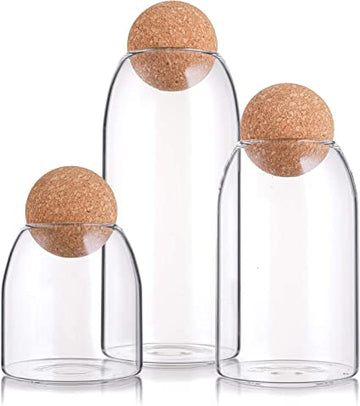 Ball Cork Glass Jar