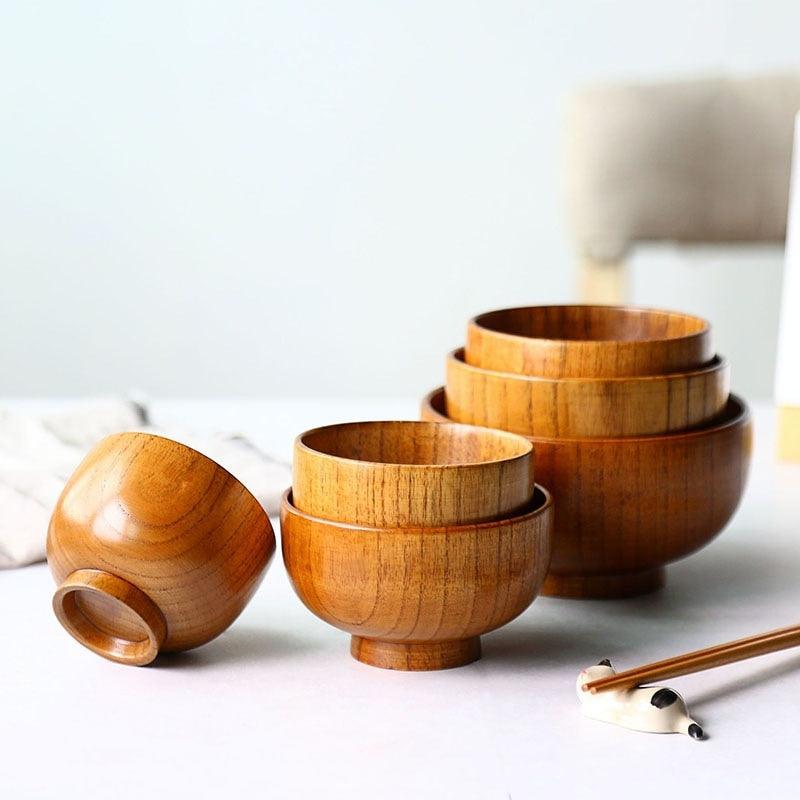 Acacia Wood Serving Bowl - TheEcoKitchenPlus