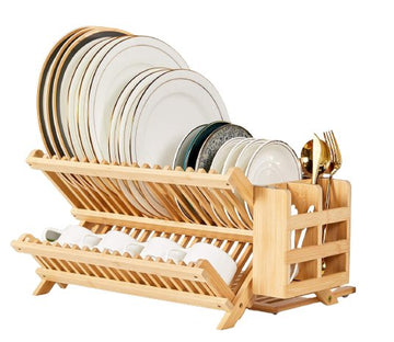 Bamboo Dish Drying Rack