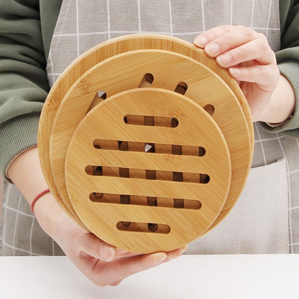 Bamboo Heat Insulation Pad - TheEcoKitchenPlus