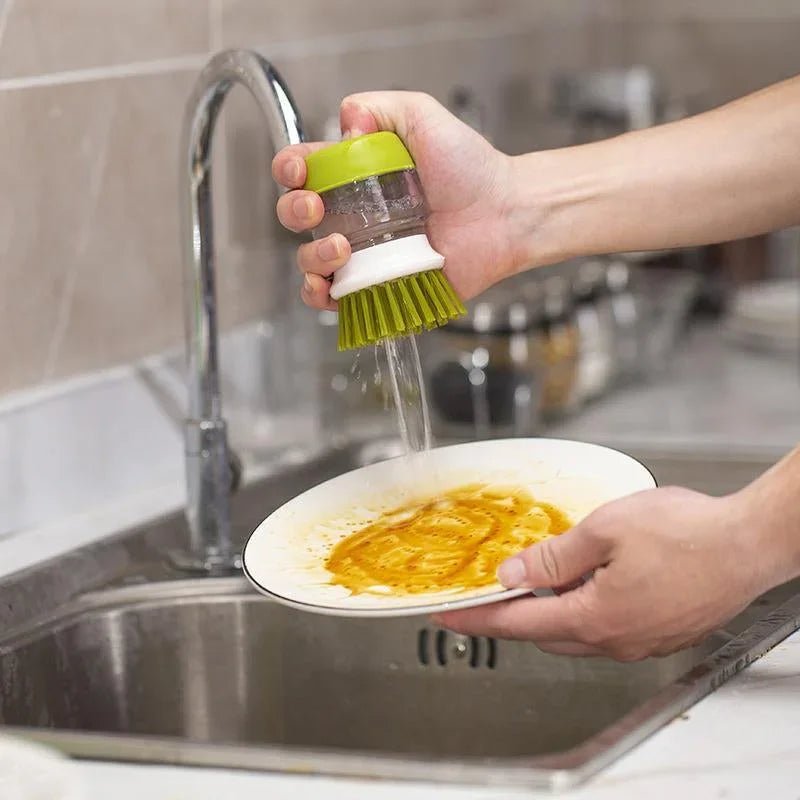 Multifunctional Pressing Cleaning Brush - TheEcoKitchenPlus