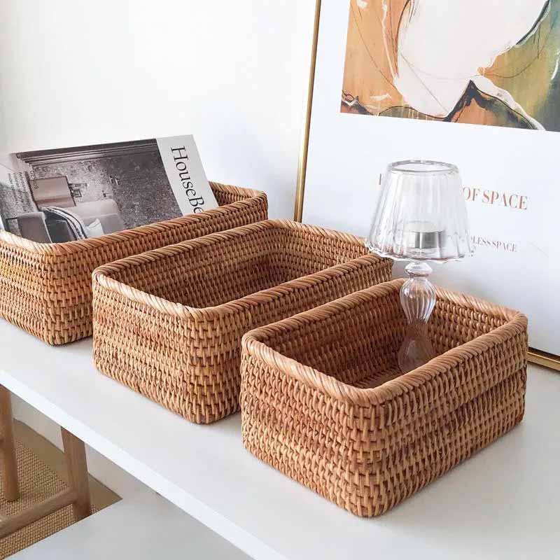 Rattan Wicker Basket - TheEcoKitchenPlus