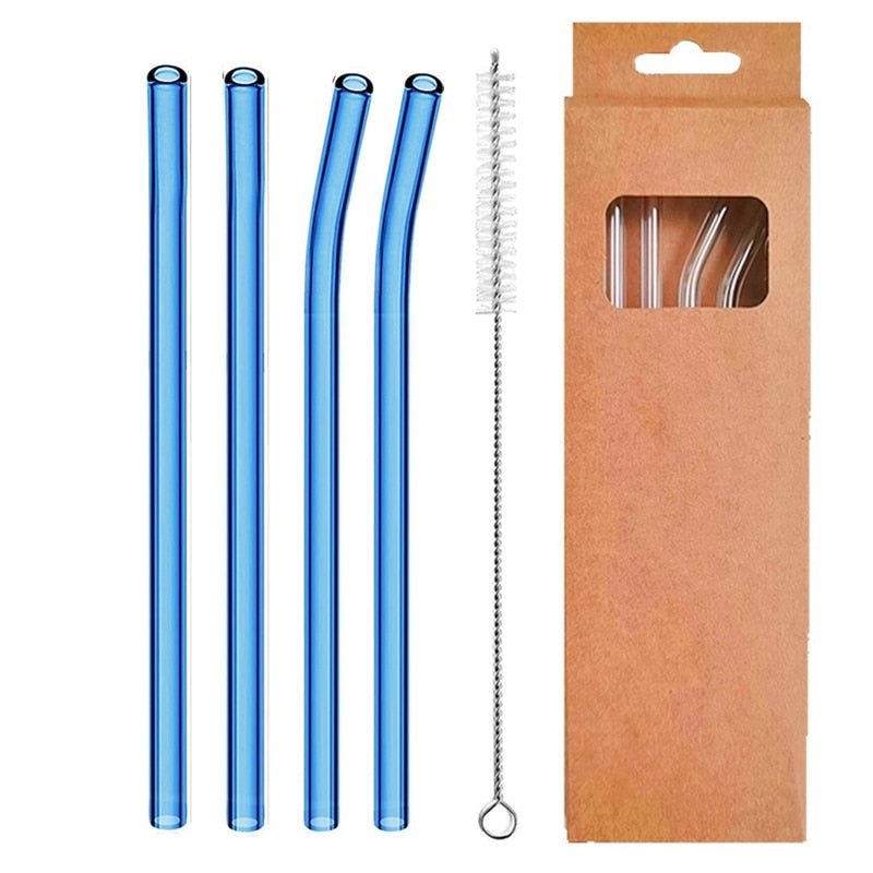 Reusable Glass Straws - TheEcoKitchenPlus