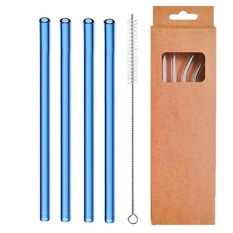 Reusable Glass Straws - TheEcoKitchenPlus