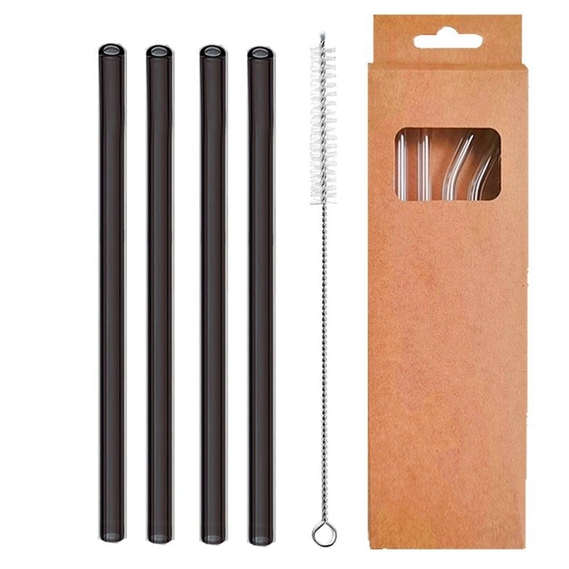 Reusable Glass Straws - TheEcoKitchenPlus