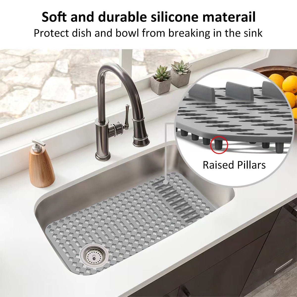 Silicone Sink Protector - TheEcoKitchenPlus